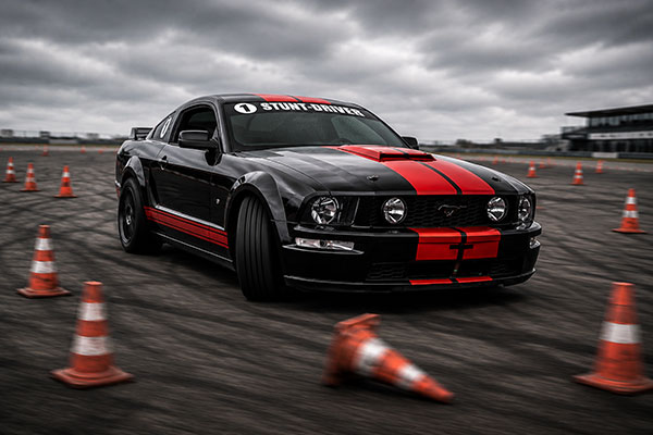 Confirmé Gymkhana Mustang