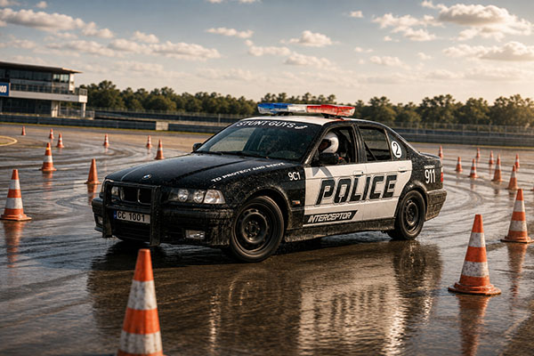 Débutant Gymkhana bmw